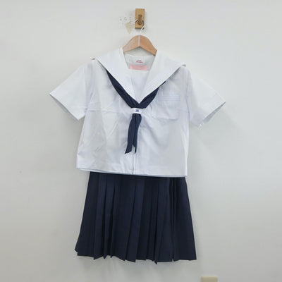 【中古】大阪府 箕面市立第一中学校 女子制服 3点（セーラー服・スカート）sf019345