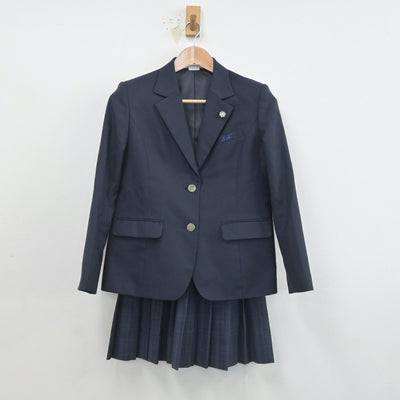 【中古】大阪府 堺上高等学校 女子制服 3点（ブレザー・スカート）sf019356