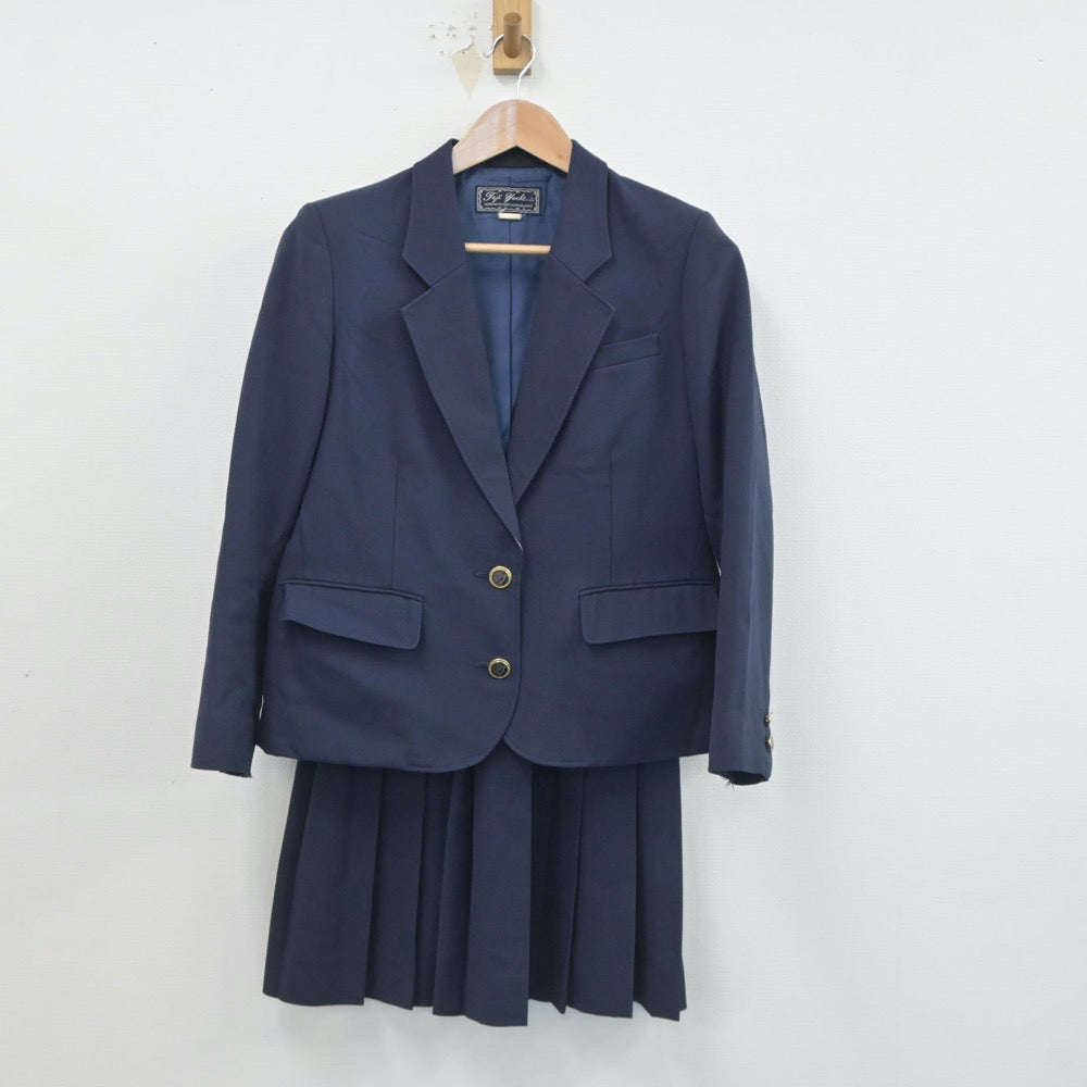 【中古】大阪府 北池田中学校 女子制服 3点（ブレザー・スカート）sf019357