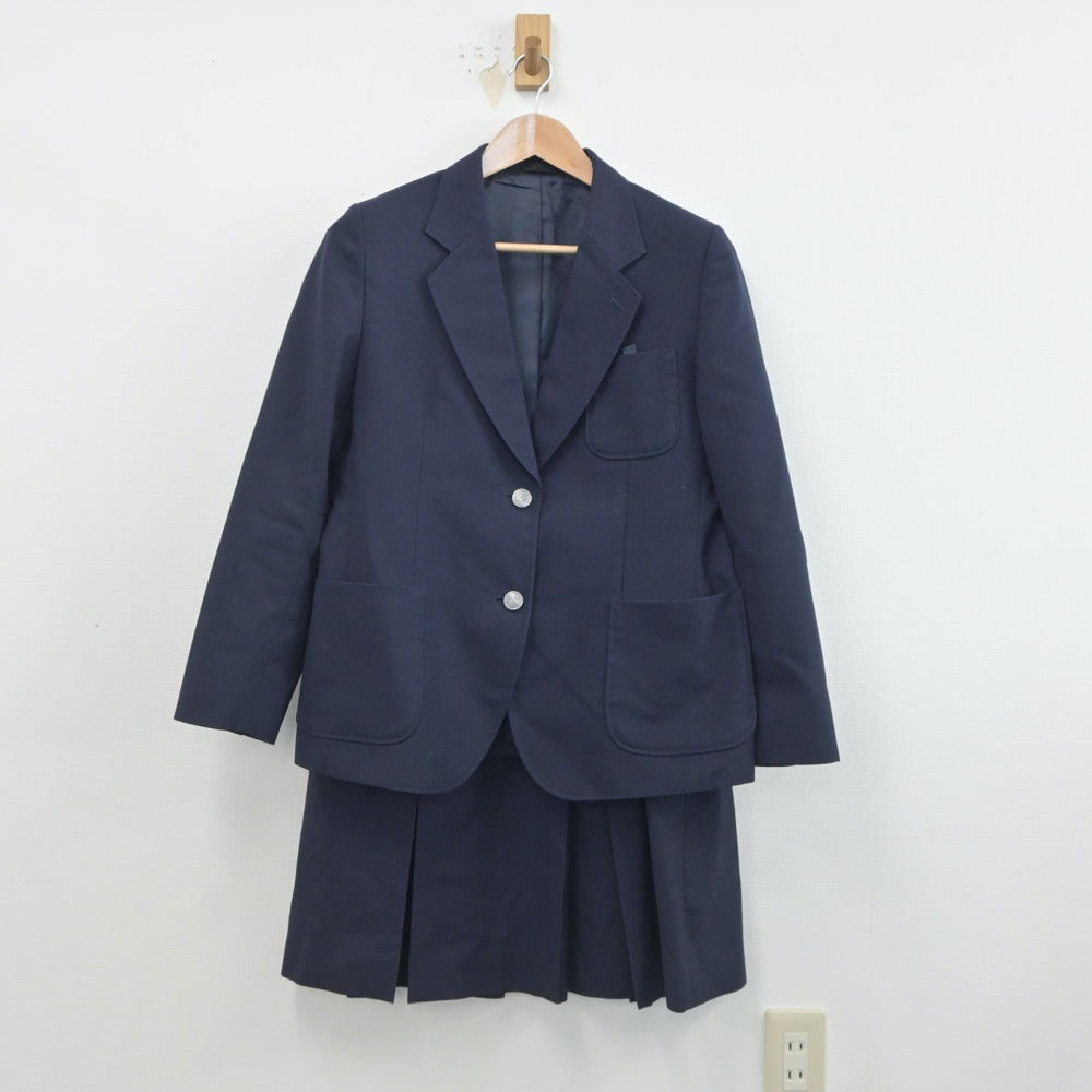 【中古】北海道 前田中学校 女子制服 3点（ブレザー・スカート）sf019359