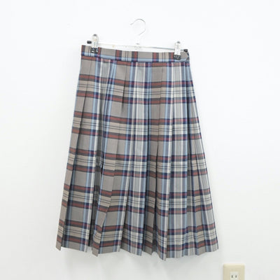 【中古】兵庫県 清水高等学校 女子制服 3点（ニットベスト・シャツ・スカート）sf019366