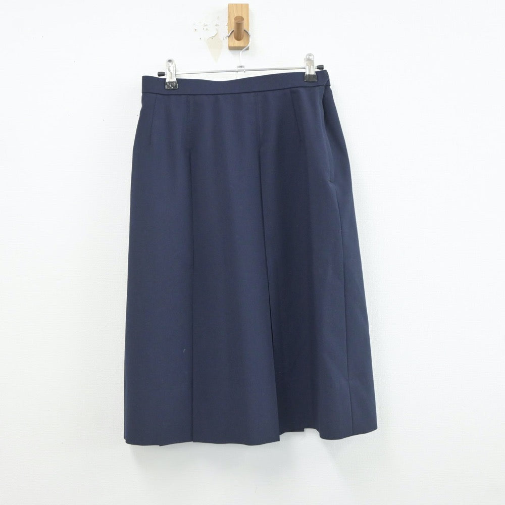 【中古】北海道 札幌市立前田中学校 女子制服 2点（ベスト・スカート）sf019375