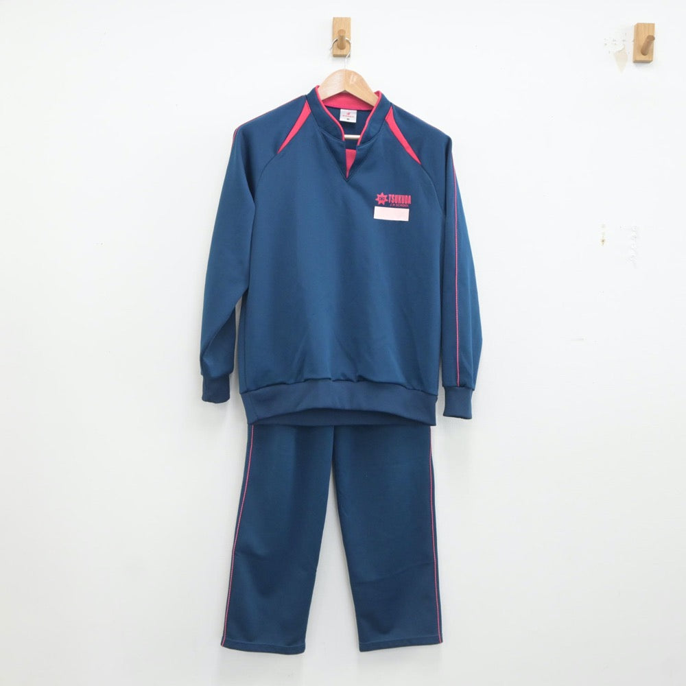 【中古】青森県 青森市立佃中学校 男子制服 4点（体操服 上・ジャージ 上・体操服 下・ジャージ 下）sf019381