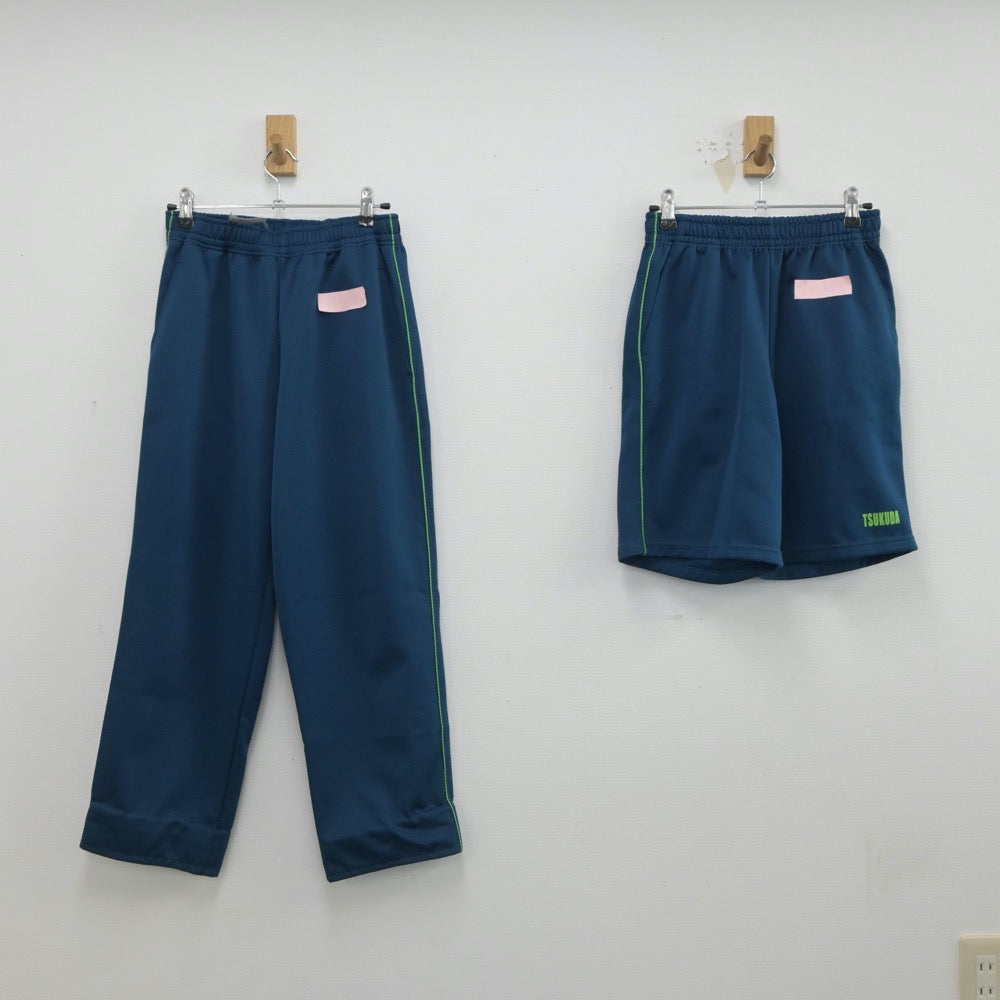 【中古】青森県 青森市立佃中学校 女子制服 4点（体操服 上・ジャージ 上・ジャージ 下・体操服 下）sf019384