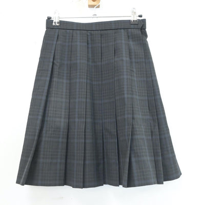 【中古】東京都 専修大学附属高等学校 女子制服 4点（シャツ・ニットベスト・スカート）sf019394