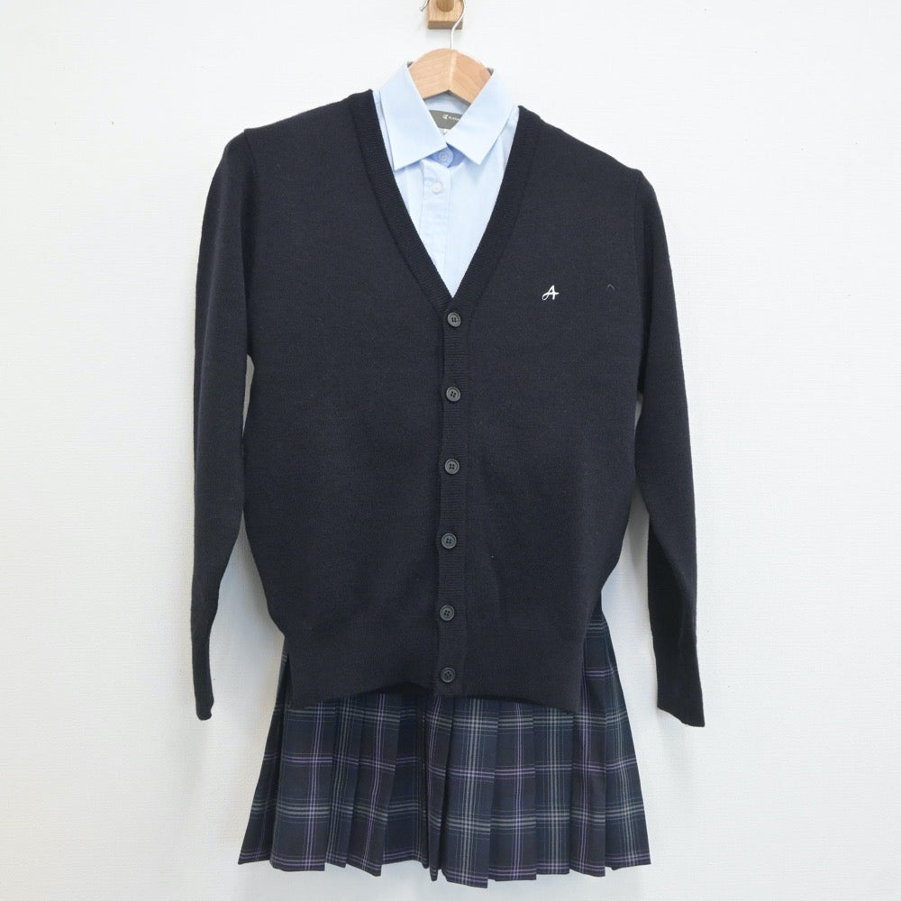 中古制服】東京都 飛鳥未来高等学校 女子制服 4点（ブレザー・シャツ・ニット・スカート）sf019406【リサイクル学生服】 | 中古制服通販パレイド