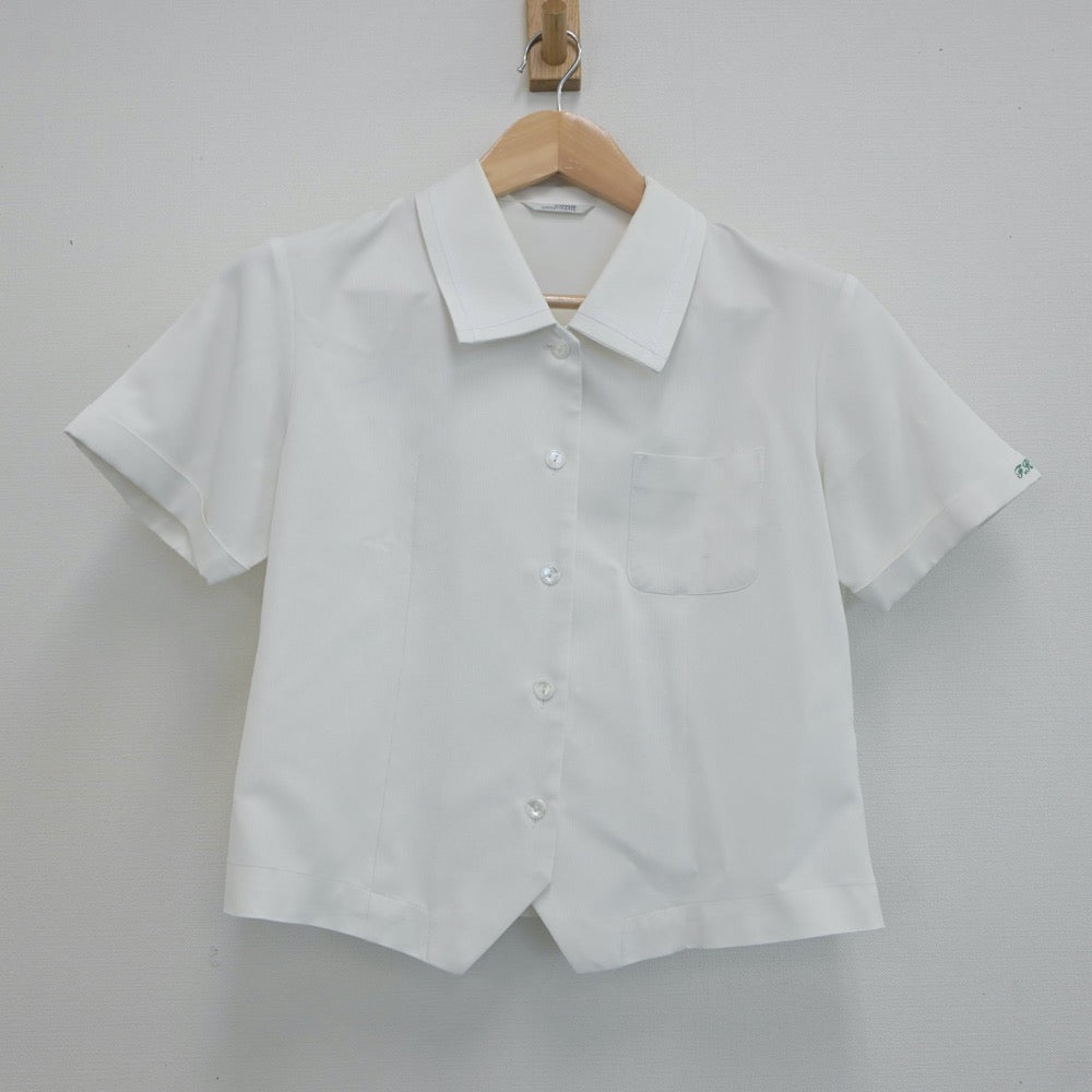 【中古】静岡県 富士宮北高等学校 女子制服 2点（シャツ・スカート）sf019410