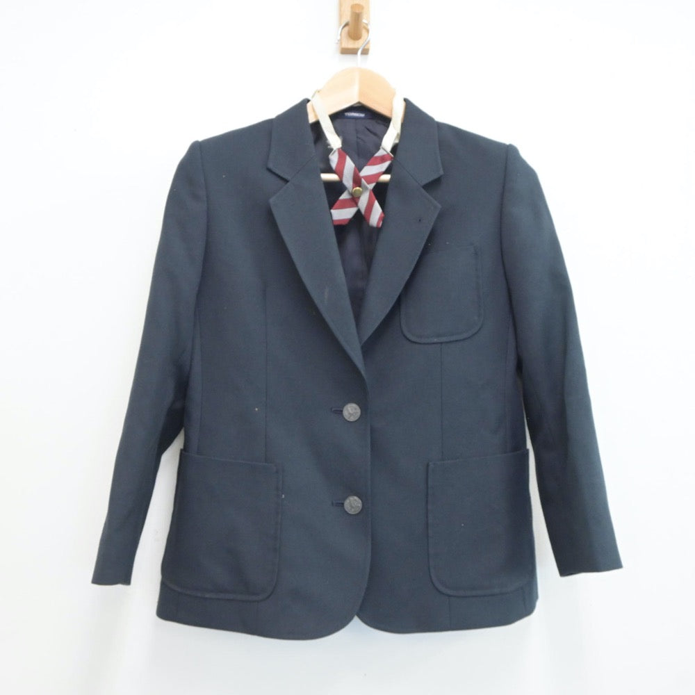 【中古】千葉県 松ヶ丘中学校 女子制服 3点（ブレザー・スカート）sf019419