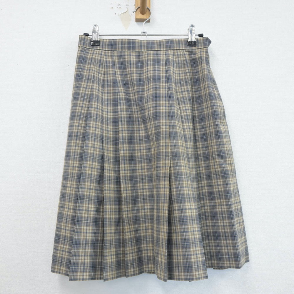 【中古】神奈川県 老松中学校 女子制服 2点（ベスト・スカート）sf019428