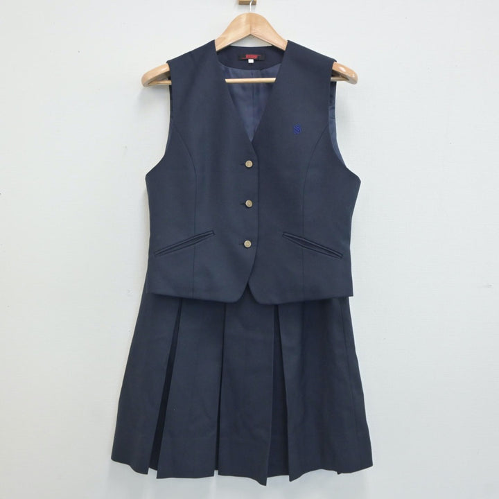 【中古制服】岡山県 おかやま山陽高等学校 女子制服 4点（ブレザー・ベスト・スカート）sf019431【リサイクル学生服】 | 中古制服通販パレイド