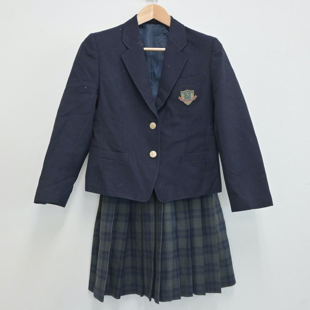 【中古】大阪府 高槻第九中学校 女子制服 4点（ブレザー・スカート・スカート）sf019439