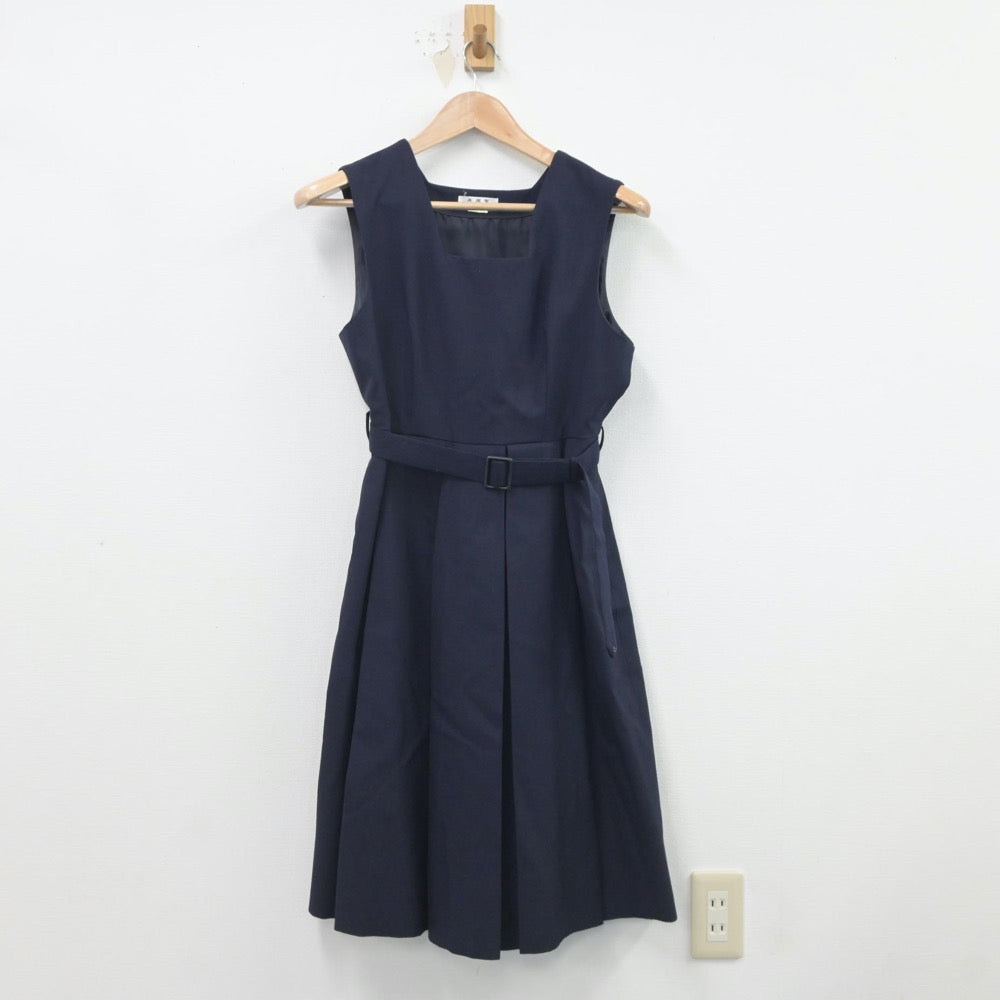 【中古】長崎県 長崎純心高等学校 女子制服 3点（ブレザー・ジャンパースカート・シャツ）sf019453