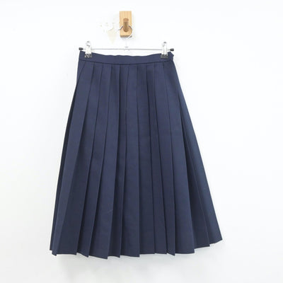 【中古】長崎県 長崎中学校 女子制服 4点（セーラー服・スカート）sf019455