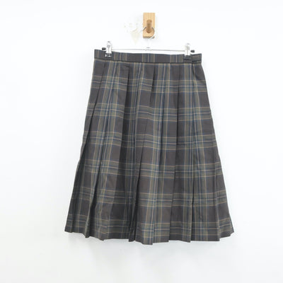 【中古】埼玉県 大宮商業高等学校 女子制服 2点（ニット・スカート）sf019458