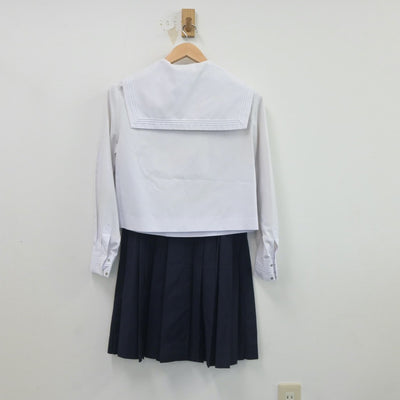 【中古】北海道 遺愛女子高等学校 女子制服 5点（セーラー服・スカート）sf019465