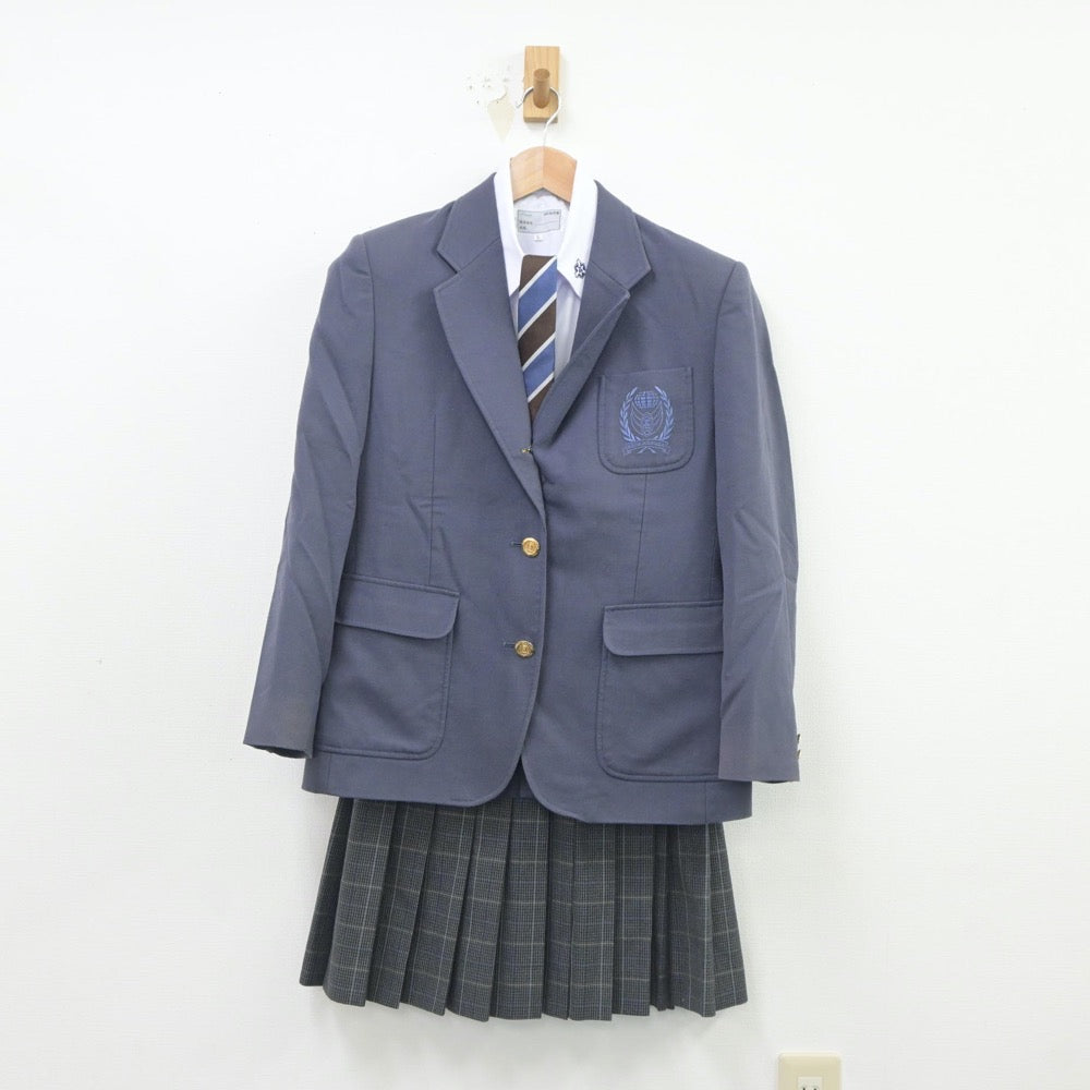 【中古】沖縄県 沖縄県立那覇国際高等学校 女子制服 4点（ブレザー・シャツ・スカート）sf019496