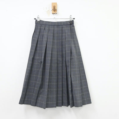 【中古】沖縄県 沖縄県立那覇国際高等学校 女子制服 3点（ニットベスト・シャツ・スカート）sf019497