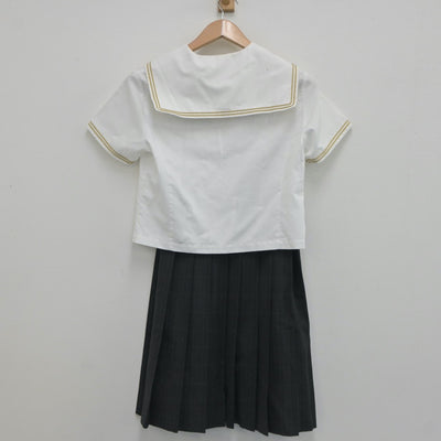 【中古】山形県 山本学園高等学校 女子制服 3点（セーラー服・スカート）sf019513