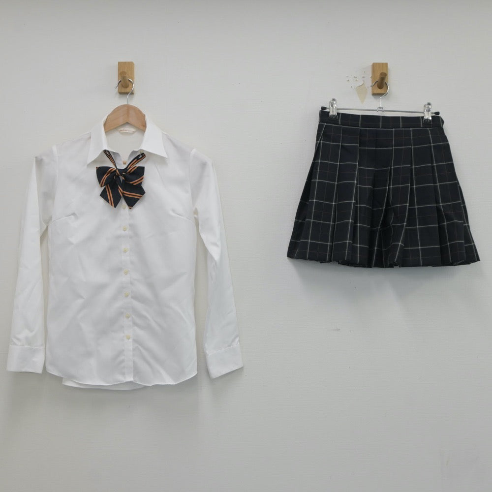 【中古】東京都 法政大学高等学校 女子制服 5点（ブレザー・シャツ・スカート）sf019517