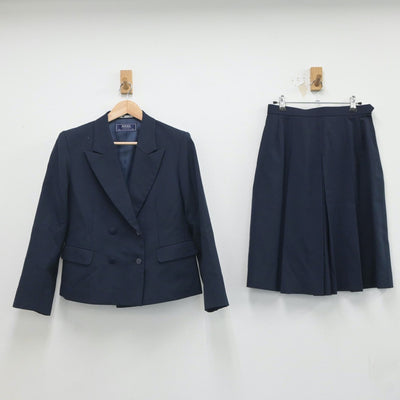 【中古】茨城県 竹園高等学校 女子制服 3点（ブレザー・スカート）sf019520