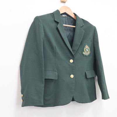 【中古】長野県 下伊那農業高等学校 女子制服 1点（ブレザー）sf019525