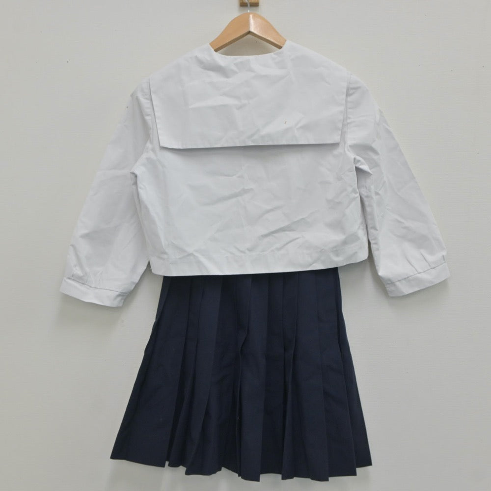 【中古】長野県 飯田風越高等学校 女子制服 3点（セーラー服・スカート）sf019528