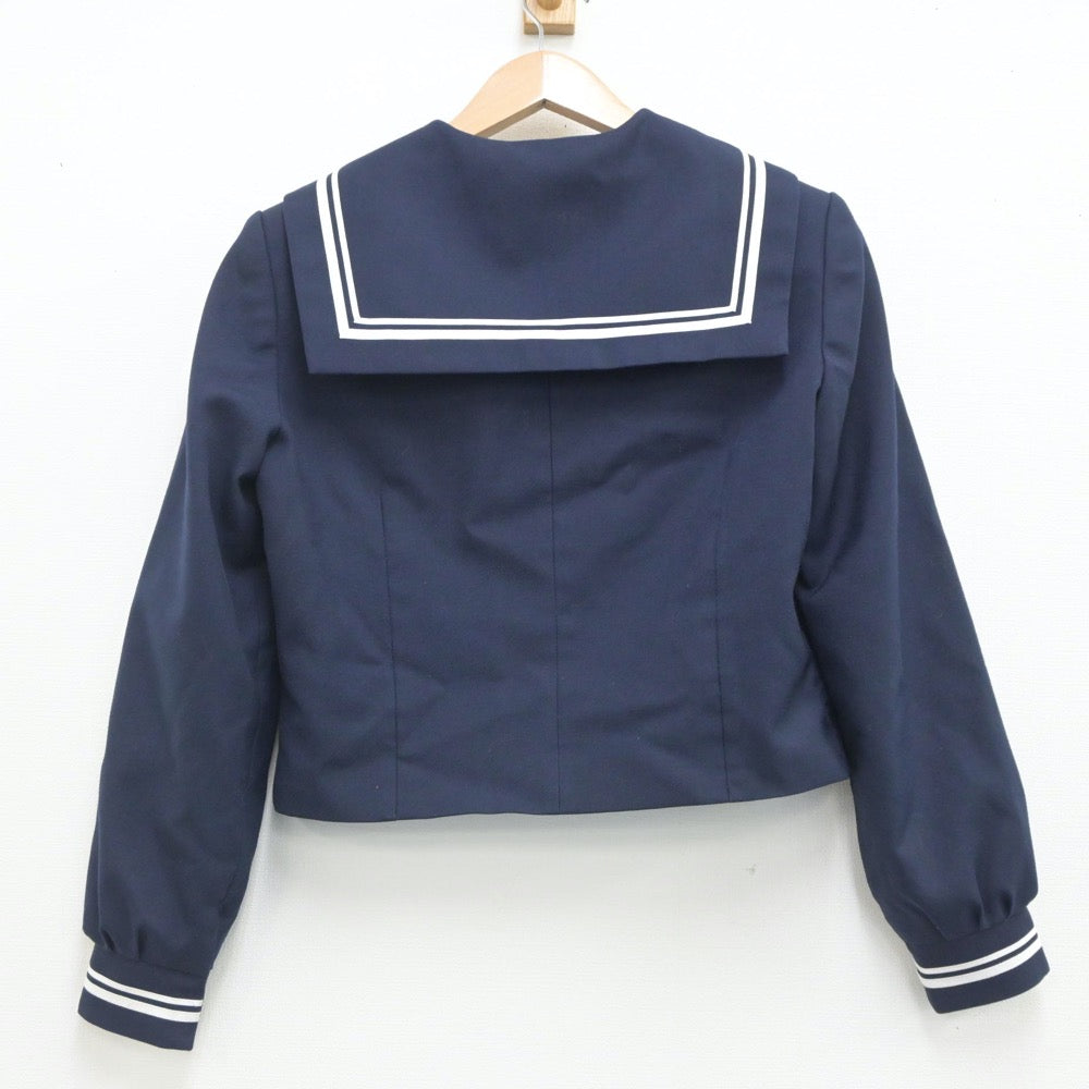 【中古】徳島県 八万中学校 女子制服 1点（セーラー服）sf019534