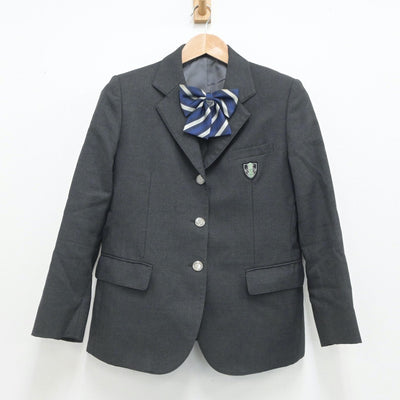 【中古】群馬県 安中総合学園高等学校 女子制服 4点（ブレザー・スカート）sf019543