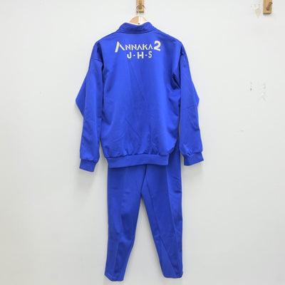 【中古】群馬県 安中第二中学校 女子制服 2点（ジャージ 上・ジャージ 下）sf019547