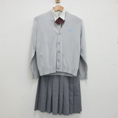 【中古】千葉県 創造学園 女子制服 8点（ブレザー・シャツ・ニット・スカート）sf019550