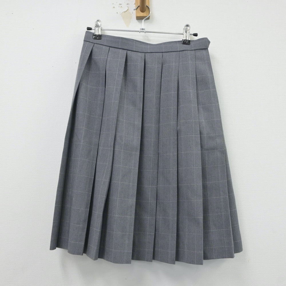 【中古】千葉県 創造学園 女子制服 8点（ブレザー・シャツ・ニット・スカート）sf019550