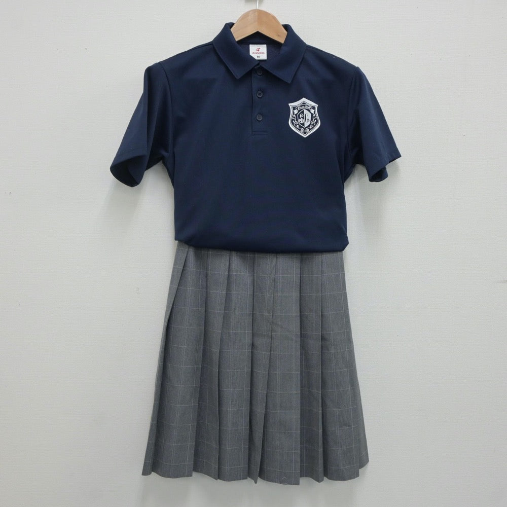 【中古】千葉県 創造学園 女子制服 3点（シャツ・スカート）sf019551