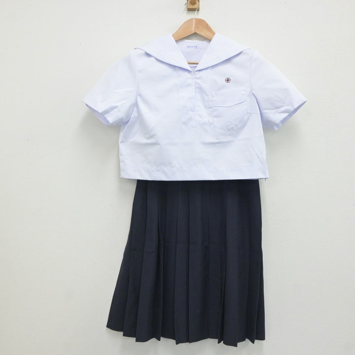 中古制服】福岡県 筑紫女学園中学・高等学校 女子制服 4点（セーラー服・スカート）sf019558【リサイクル学生服】 | 中古制服通販パレイド