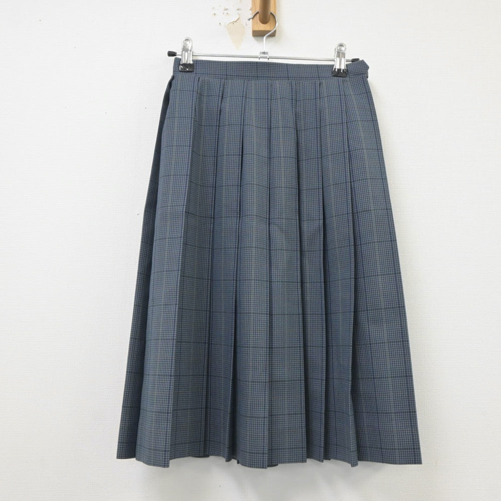 【中古】北海道 大麻中学校 女子制服 4点（ブレザー・ニットベスト・スカート）sf019560