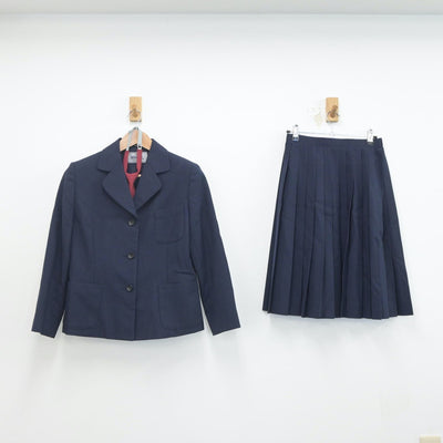 【中古】三重県 五十鈴中学校 女子制服 4点（ブレザー・スカート）sf019571