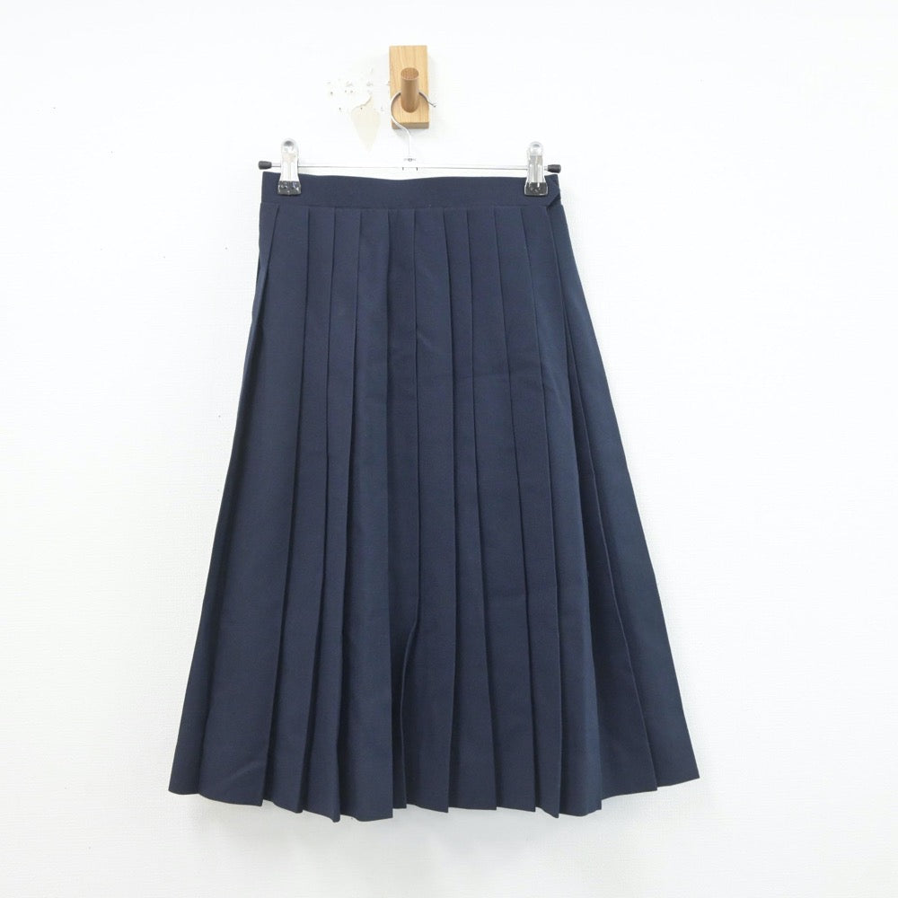 【中古】群馬県 小野中学校 女子制服 3点（セーラー服・スカート）sf019574