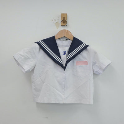 【中古】福岡県 田川科学技術高等学校 女子制服 1点（セーラー服）sf019577