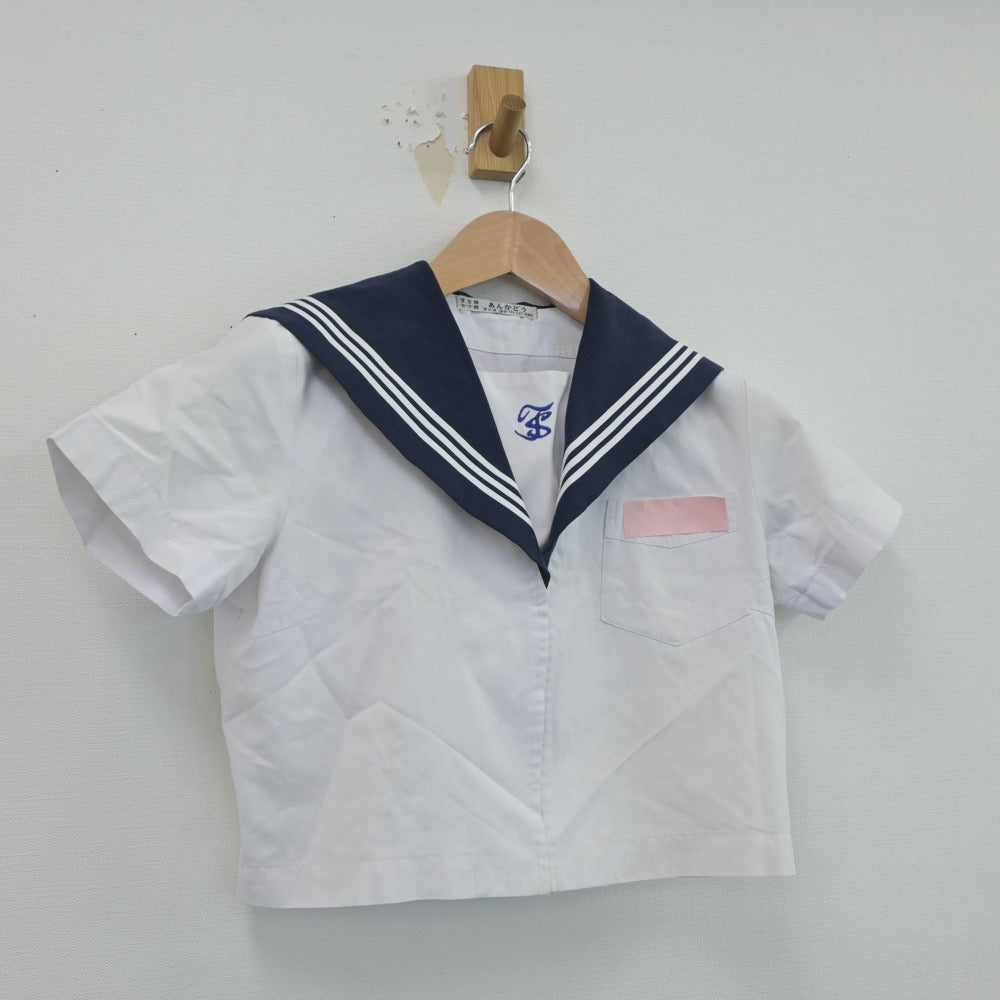 【中古】福岡県 田川科学技術高等学校 女子制服 1点（セーラー服）sf019577