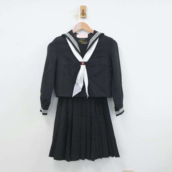 【中古制服】東京都 富士見中学校 女子制服 4点（セーラー服・ニット・スカート）sf019579【リサイクル学生服】 | 中古制服通販パレイド