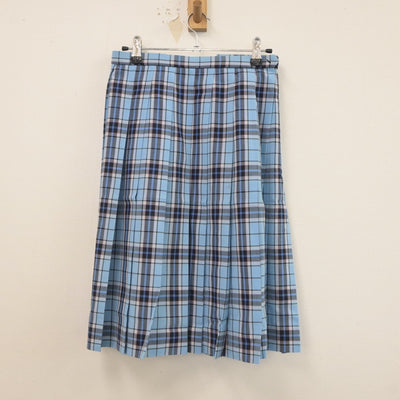 【中古】広島県 クラーク記念国際高等学校 女子制服 3点（ニット・シャツ・スカート）sf019583