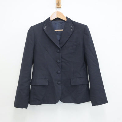 【中古】福島県 磐城高等学校 女子制服 3点（ブレザー・スカート）sf019586