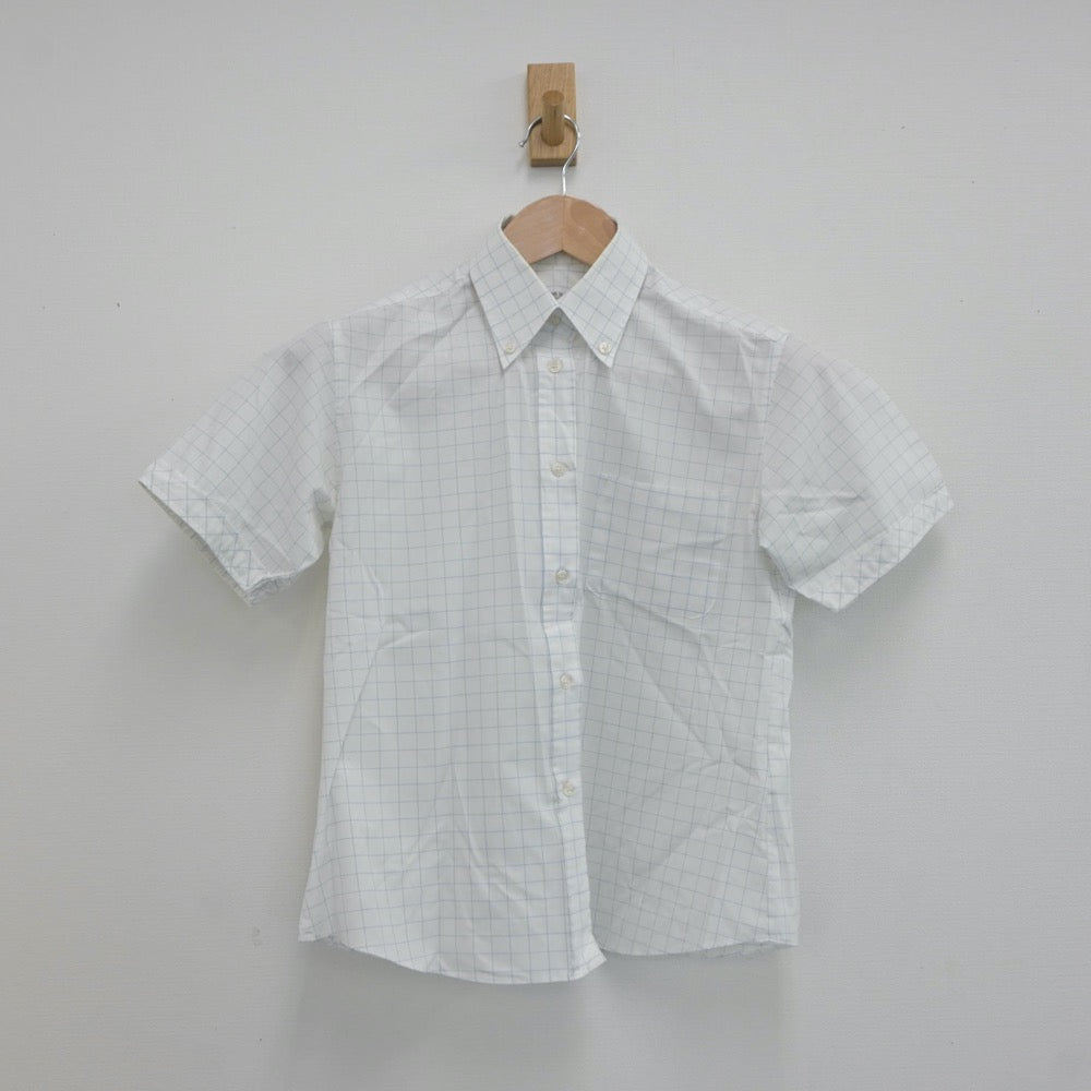 【中古】山形県 米沢中央高等学校 女子制服 2点（シャツ・スカート）sf019589