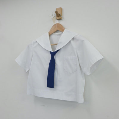 【中古】群馬県 小野中学校 女子制服 3点（セーラー服）sf019591