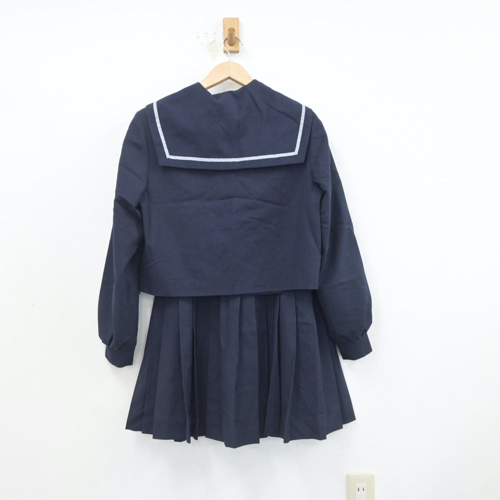 【中古】愛知県 知立高等学校 女子制服 4点（セーラー服・ニット・スカート）sf019605