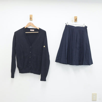 【中古】愛知県 知立高等学校 女子制服 4点（セーラー服・ニット・スカート）sf019605