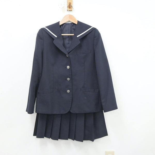 中古制服】岐阜県 岐阜各務野高等学校 女子制服 2点（ブレザー