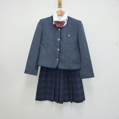 【中古】静岡県 加藤学園高等学校 女子制服 4点（ブレザー・シャツ・スカート）sf019616