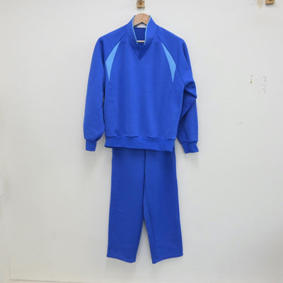 【中古】熊本県 文徳高等学校 女子制服 4点（体操服 上・ジャージ 上・体操服 下・ジャージ 下）sf019642