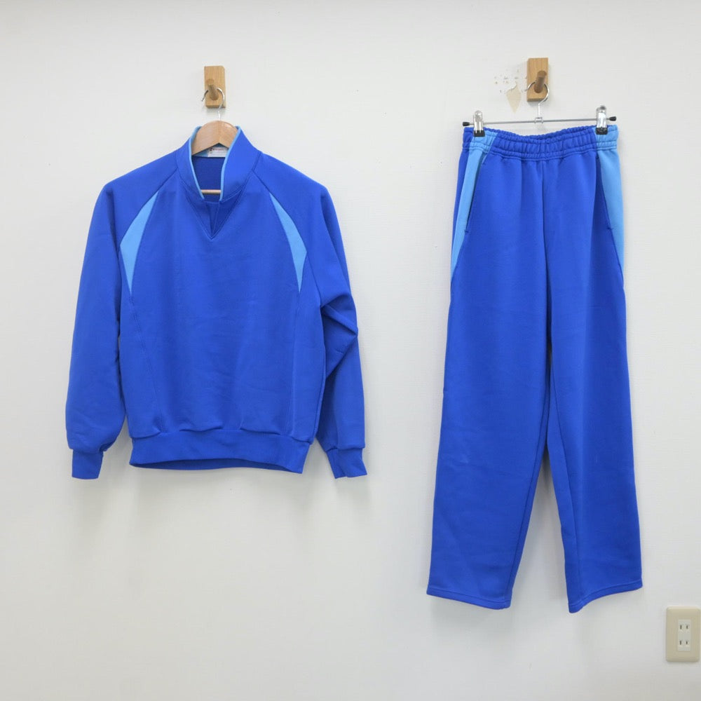 【中古】熊本県 文徳高等学校 女子制服 4点（体操服 上・ジャージ 上・体操服 下・ジャージ 下）sf019642