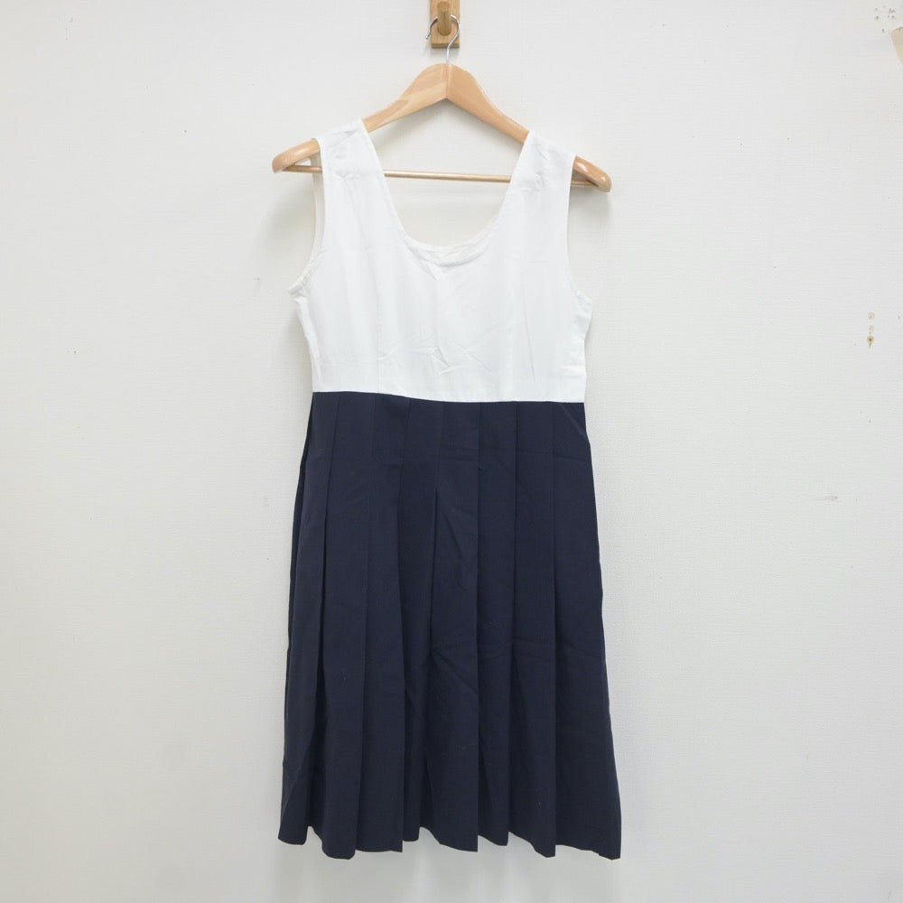 【中古】熊本県 慶誠高等学校 女子制服 3点（セーラー服・ジャンパースカート）sf019658